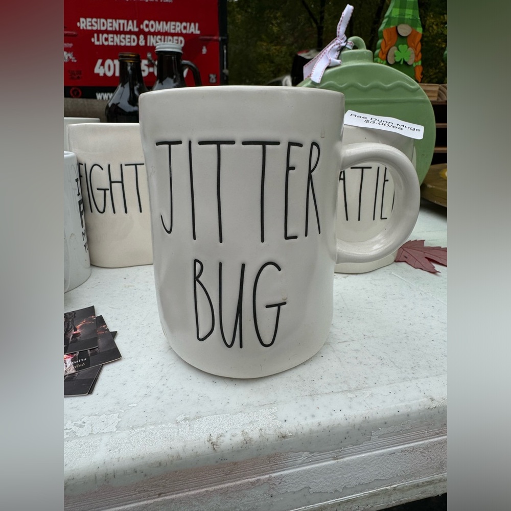 Rae Dunn Jitter Bug mug